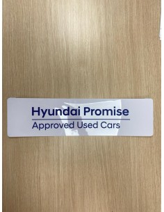 Portamatrícula Hyundai Promise 2