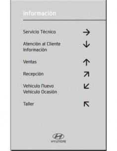 Directorio de 42 x 66 cm